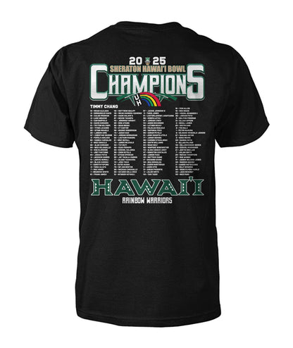 Hawaii Rainbow Warriors - SHERATON HAWAI'I BOWL Champion Shirt