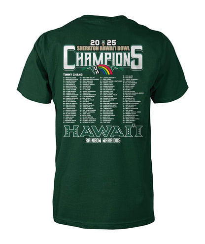 Hawaii Rainbow Warriors - SHERATON HAWAI'I BOWL Champion Shirt