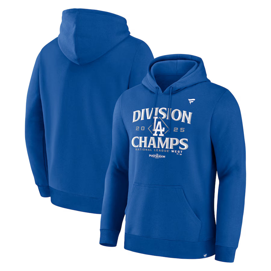 Men's Los Angeles Dodgers 2025 NL West Division Champions Locker Room Hoodie