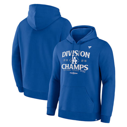 Men's Los Angeles Dodgers 2025 NL West Division Champions Locker Room Hoodie