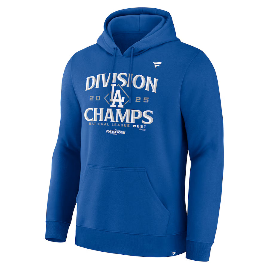 Men's Los Angeles Dodgers 2025 NL West Division Champions Locker Room Hoodie