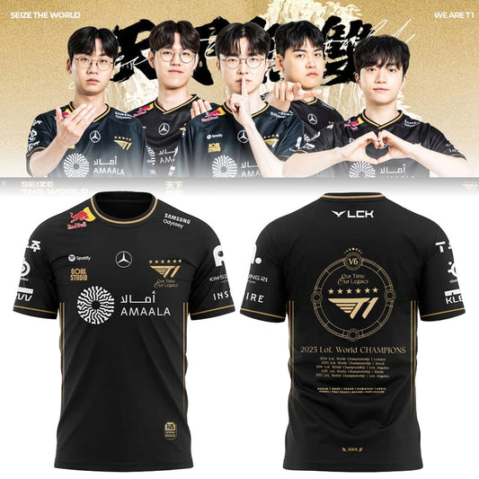 Limited Edition T1 6Time World Champions Combo T-Shirt