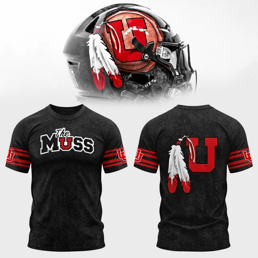 Utah Utes Football "𝐃𝐀𝐑𝐊 𝐌𝐎𝐃𝐄 𝐀𝐂𝐓𝐈𝐕𝐀𝐓𝐄𝐃" Combo T-Shirt