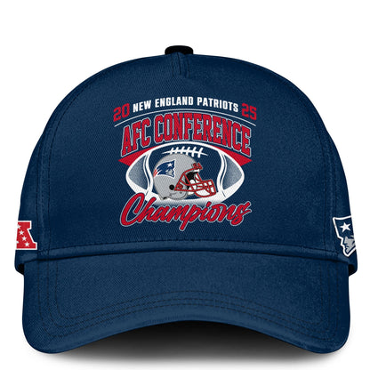 NEPatriots x 2025 AFC Conference Champions Hoodie Zip V4