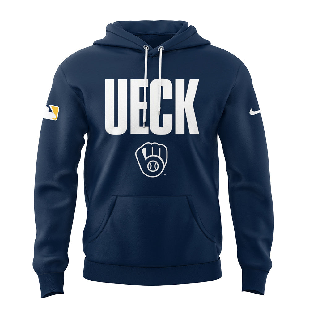 3. "Mr Baseball" Bob Uecker Baseball Tribute Milwaukee Brewers combo unisex Hoodie + jogger + cap