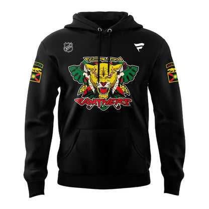 Florida Panthers 2025 Black History Night Hoodie