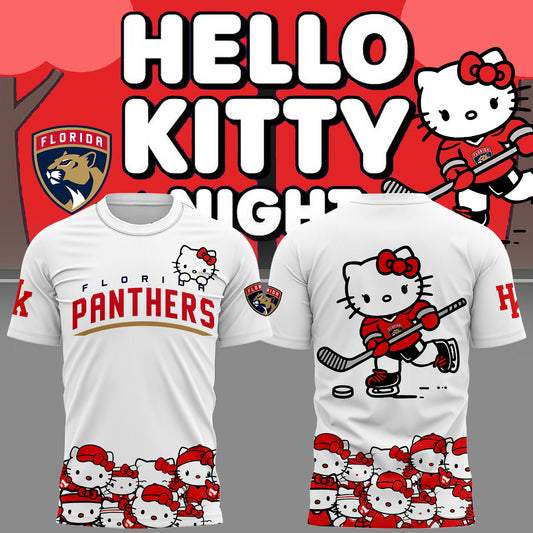 Florida Panthers  x Hello Kitty T-Shirt 2025