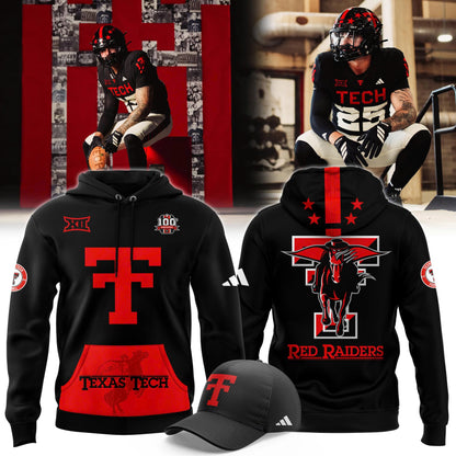 Texas Tech Red Raiders 100th Anniversary Throwback-Inspired Hoodie