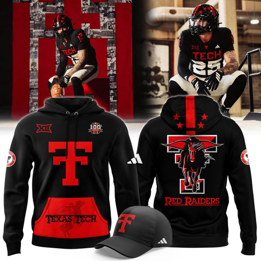 Texas Tech Red Raiders 100th Anniversary Throwback-Inspired Hoodie