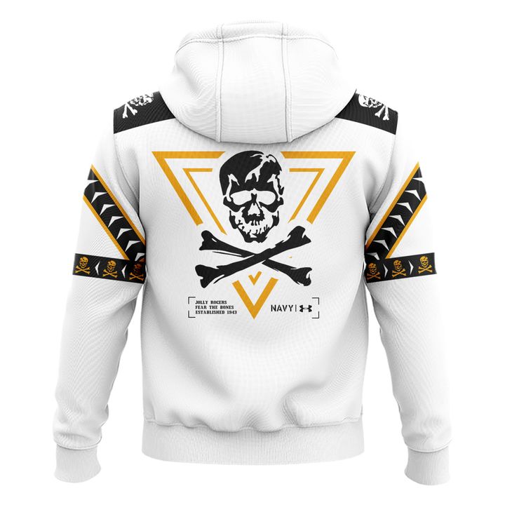 11. White Navy Midshipmen 2024 Rivalry Hoodie