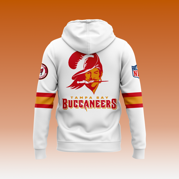 Men's White '76 Tampa Bay Buccaneers Game Hoodie
