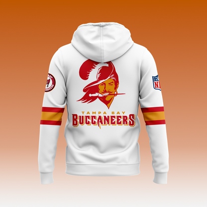 Men's White '76 Tampa Bay Buccaneers Game Hoodie