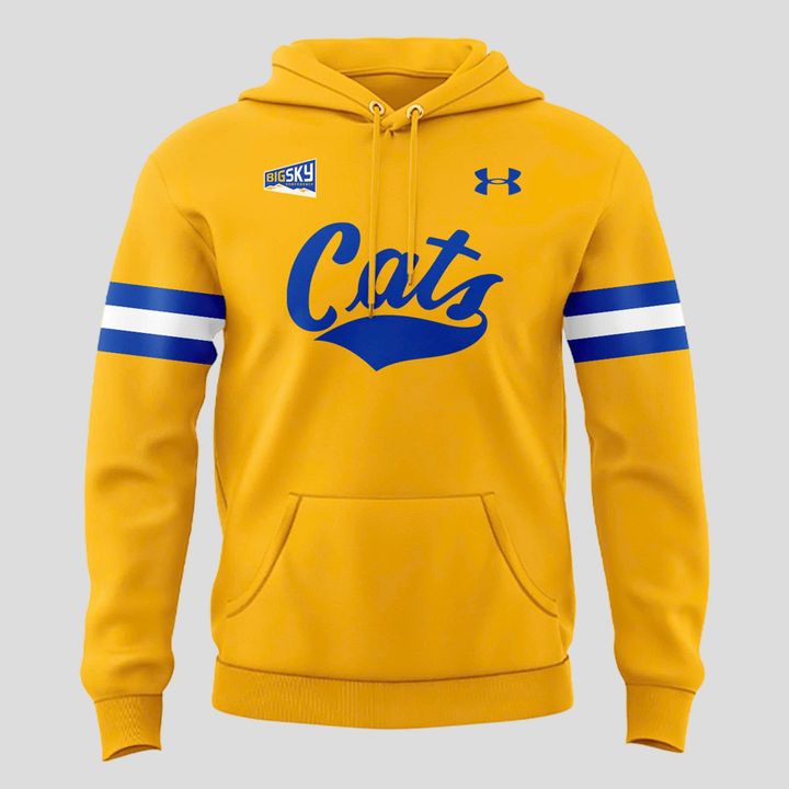 Special 2025 𝐆𝐎𝐋𝐃 𝐑𝐔𝐒𝐇 Montana State Football Hoodie