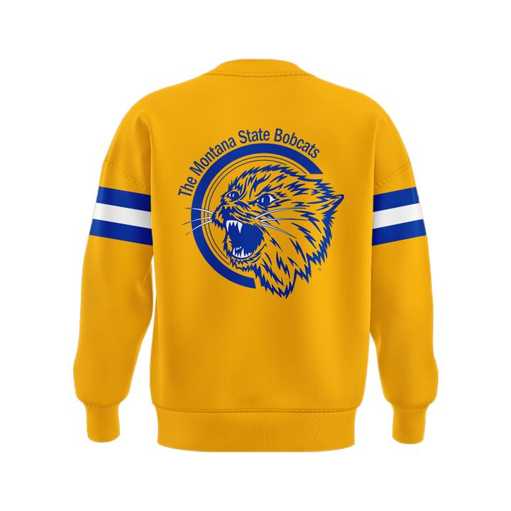 Special 2025 𝐆𝐎𝐋𝐃 𝐑𝐔𝐒𝐇 Montana State Football Sweatshirt