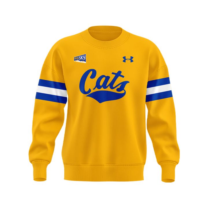 Special 2025 𝐆𝐎𝐋𝐃 𝐑𝐔𝐒𝐇 Montana State Football Sweatshirt 2