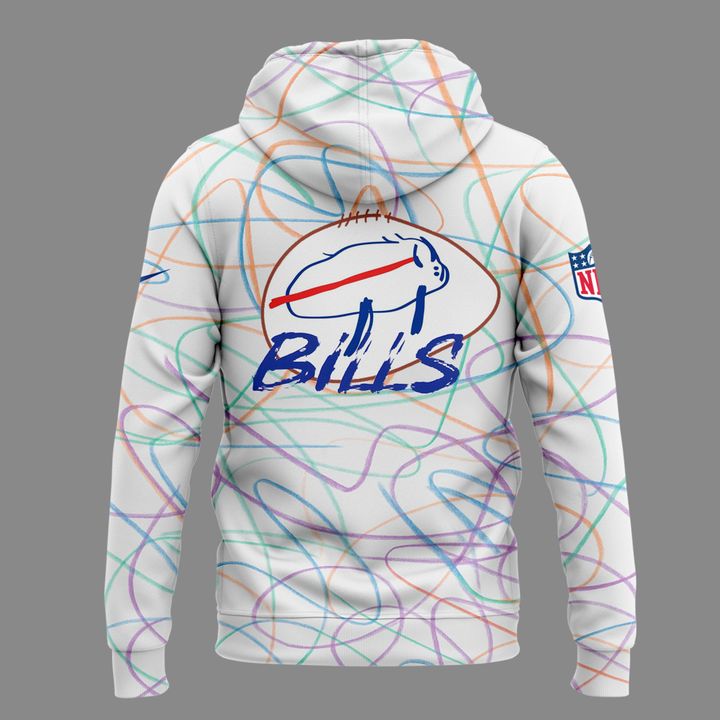 Buffalo Bills ZipHoodie Sesigned By Patients At Buffalo’s Oishei Children’s Hospital