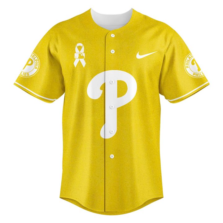 Nemours Childhood Cancer Awareness Night x Philadelphia Phillies Jersey V1