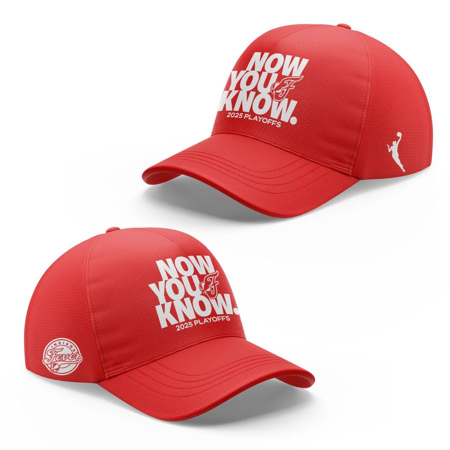 Fever Now You Know 2025 Playoffs Red Shirt