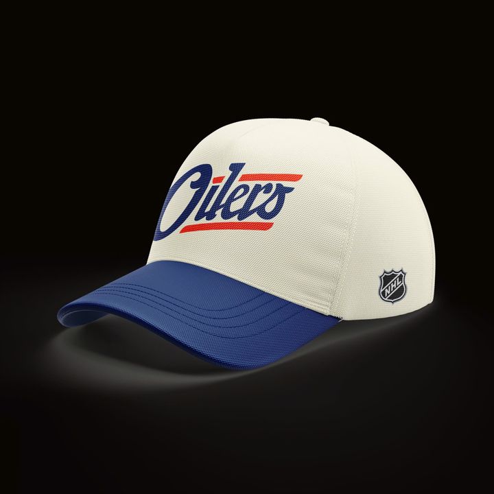 Edmonton Oilers Fanatics Blank Premium Cream Alternate Jersey (Custom)