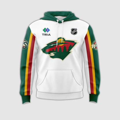 Men's Minnesota Wild White 25th Anniversary Premium Hoodie