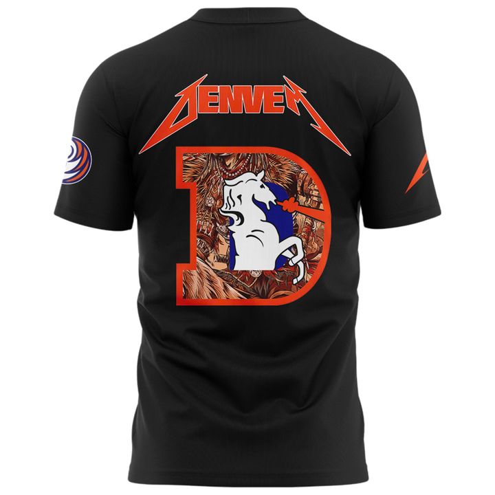 Denver Broncos x 2025 Metallica M72 World Tour T-shirt