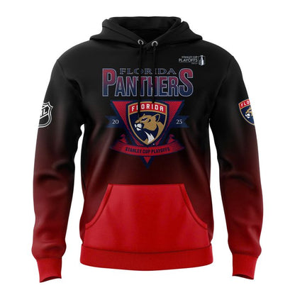 Florida Panthers 2025 Stanley Cup Playoff Participant Crease Hoodie