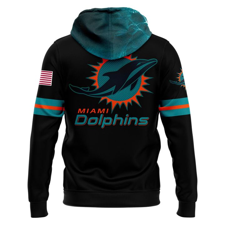 Miami Dolphins Nike Rivalries Hoodie Black 2025