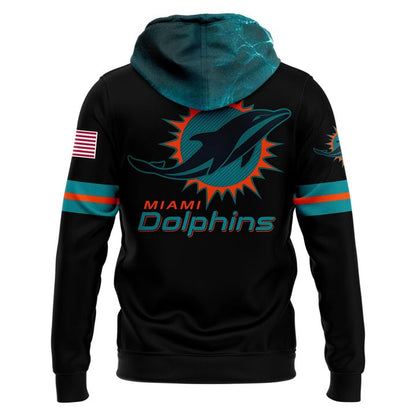 Miami Dolphins Nike Rivalries Hoodie Black 2025