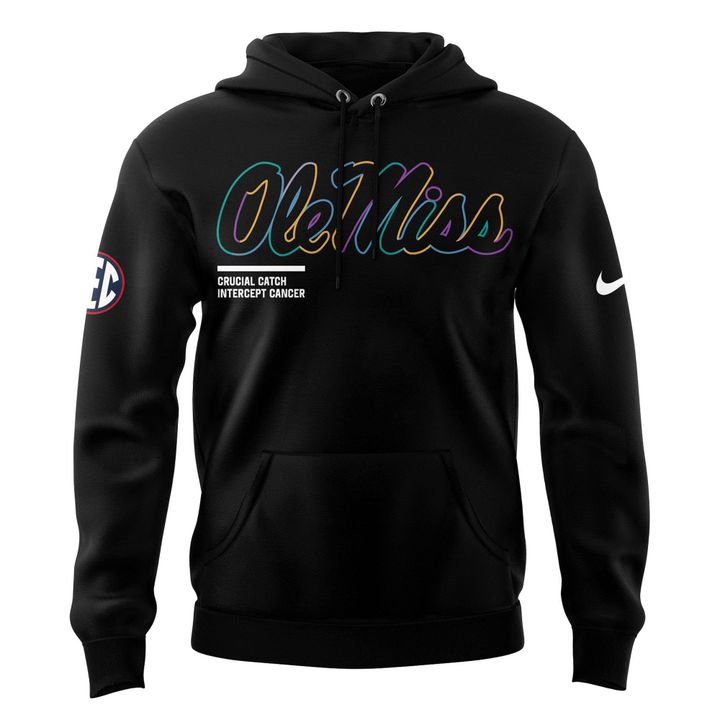 Ole Miss football 2025 Crucial Catch Hoodie