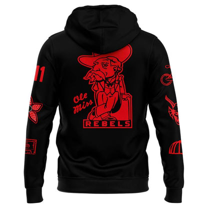 Ole Miss football 2025 Stranger things Hoodie