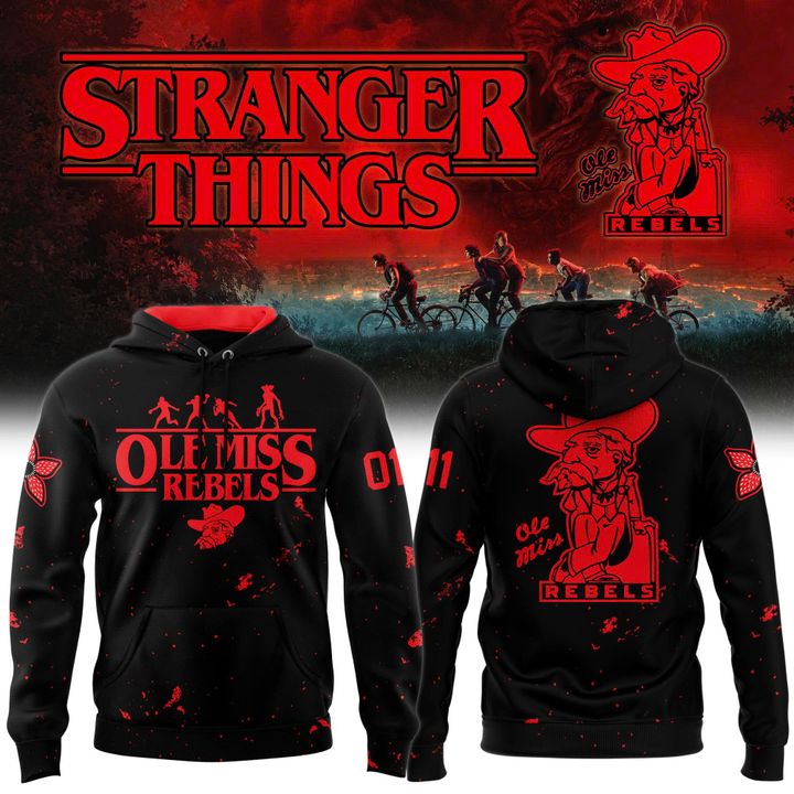 Ole Miss football 2025 Stranger things Special Hoodie