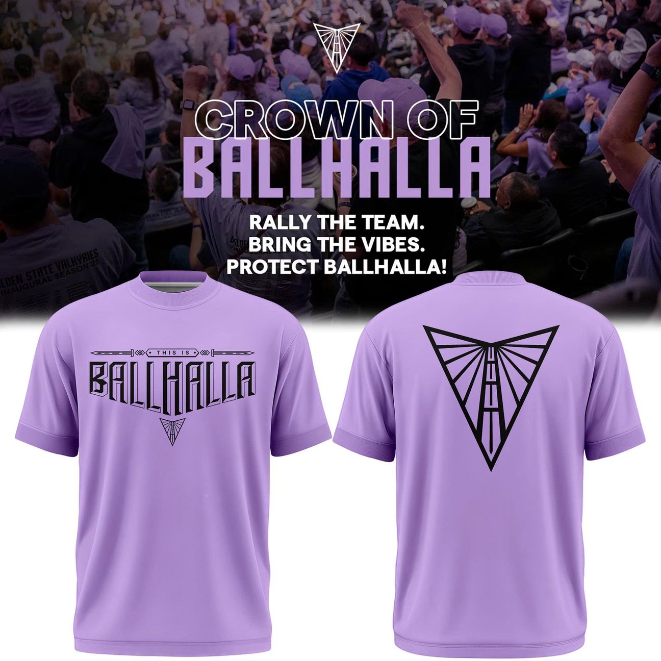 Golden State Valkyries “This Is Ballhalla” T-Shirt - Limited Edition