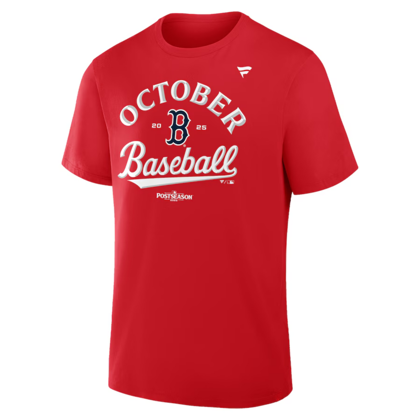 Men's Boston Red Sox Red 2025 Postseason Locker Room T-Shirt