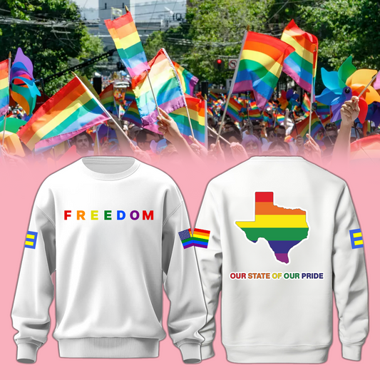 Texas LGBTQ+ Freedom Sweater 2025-26