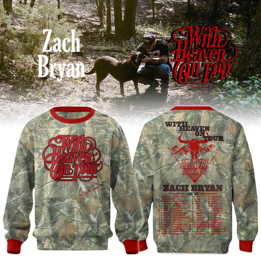 The With Heaven On Tour Zach Bryan Limited Edition Sweater v2