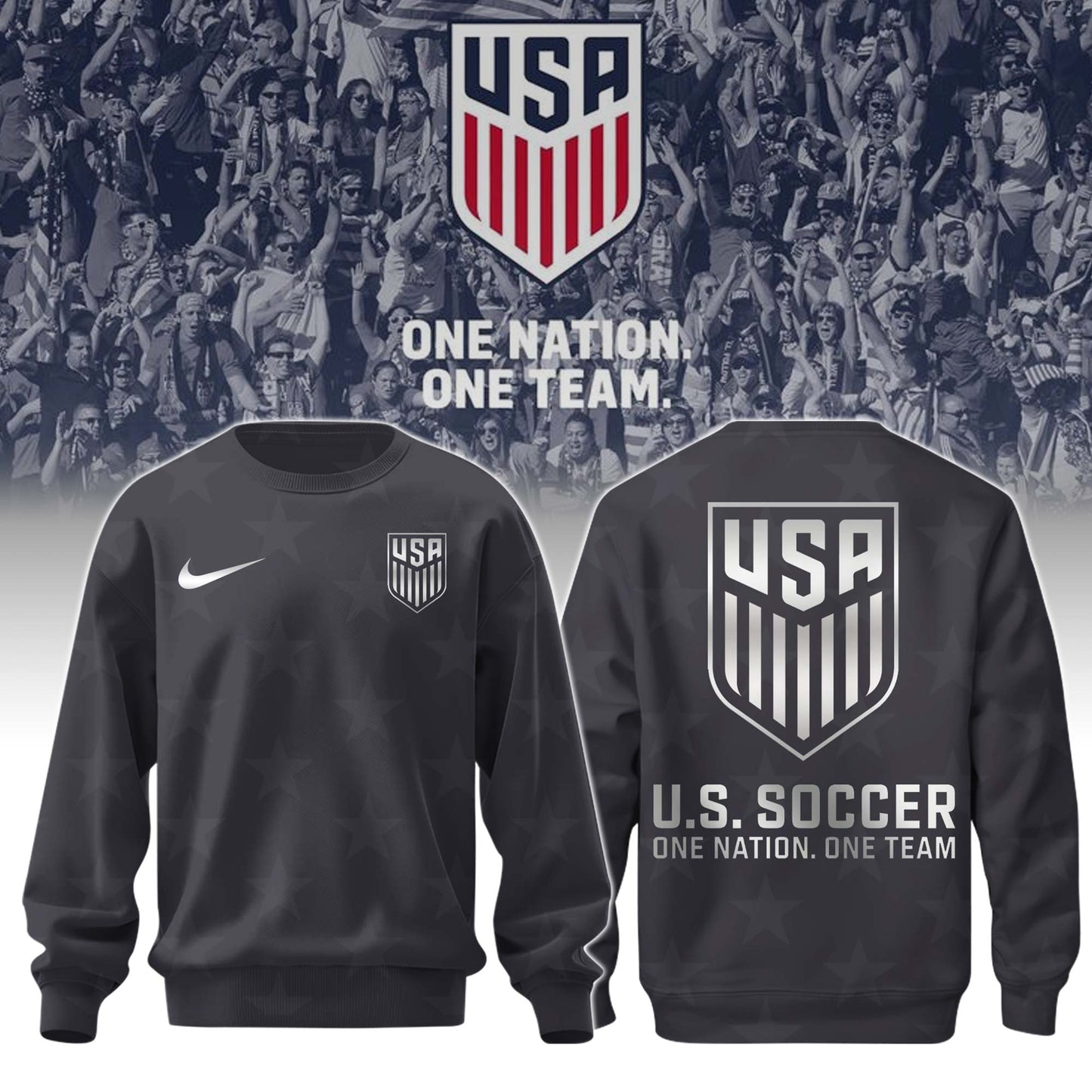 Unisex U.S. Men's National Soccer Team 2026 Away Jersey Sweatshirt