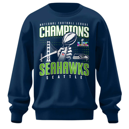 Seattle Seahawks Super Bowl LX Champions Limited Edition Sweatshirt