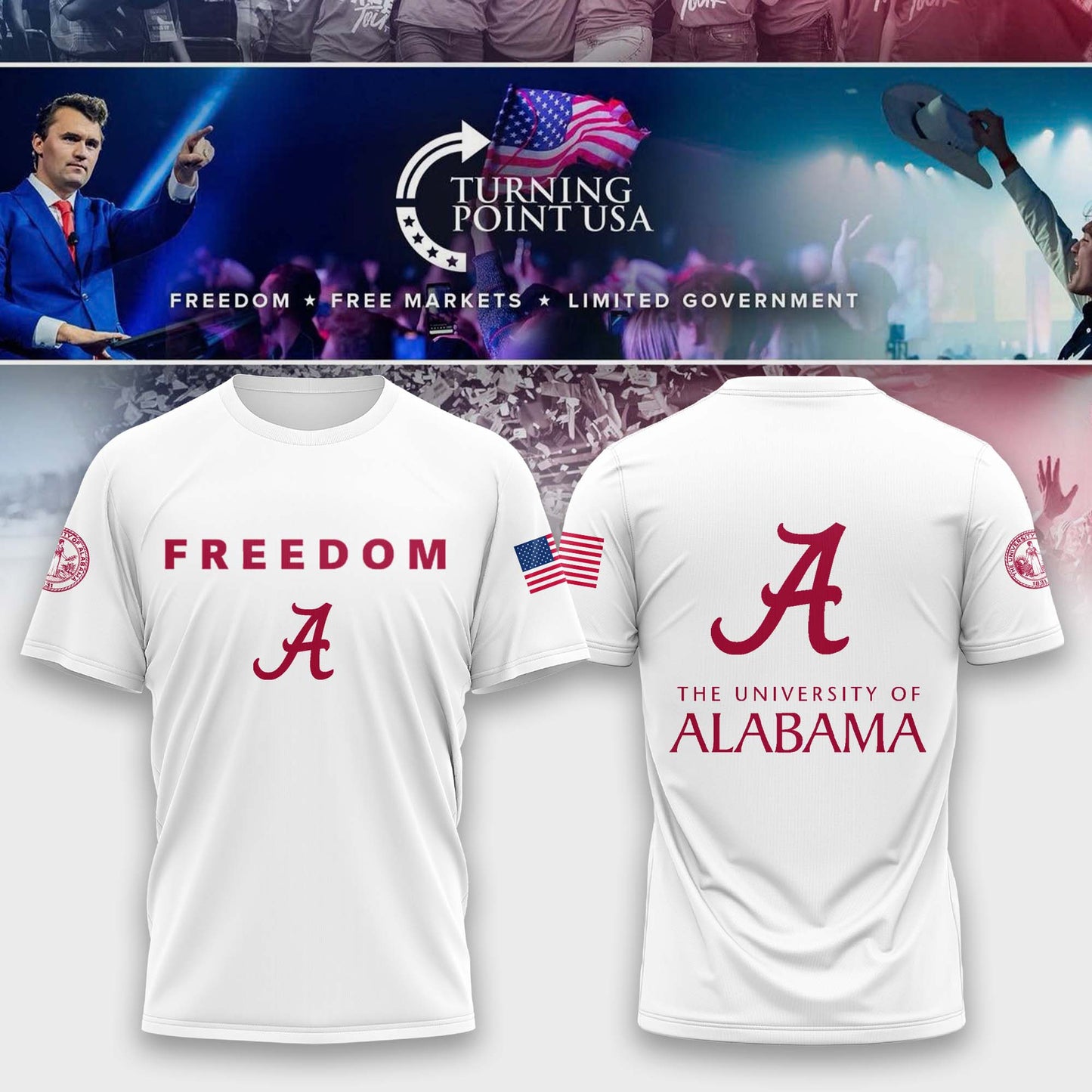 .      Alabama Campus Freedom Tshirt