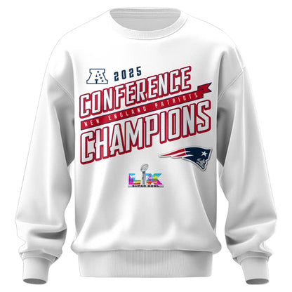 NEPatriots x 2025 AFC Conference Champions Sweatshirt V3