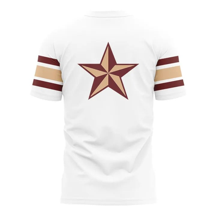 Special New Texas State Helmet Logo Uniform Tshirt