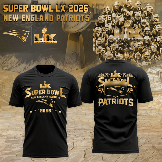 Patriots 2026 Super Bowl LX Hoodie - Limited Editions