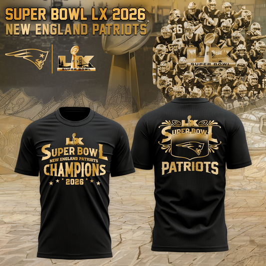 Patriots 2026 Super Bowl LX Hoodie - Limited Editions