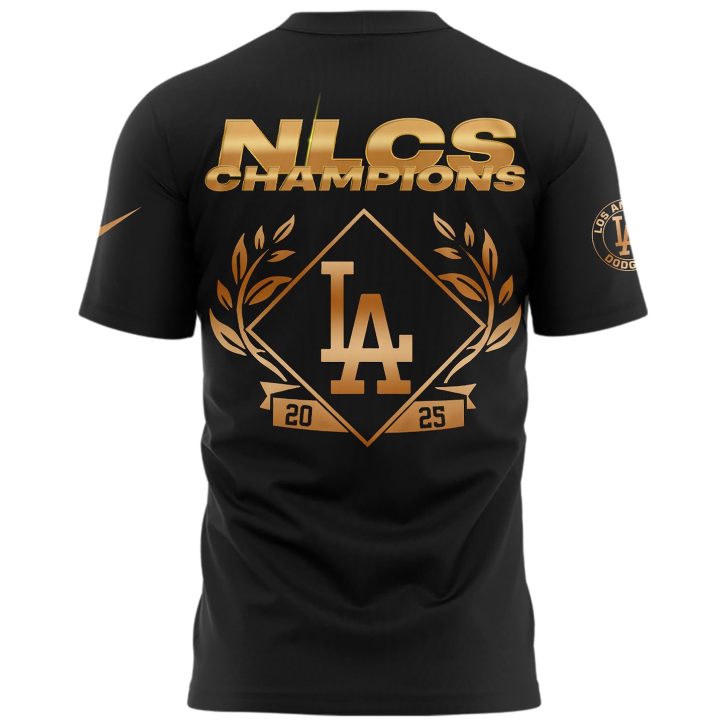 LAD x NLCS Champions Special Gold Edition Tshirt