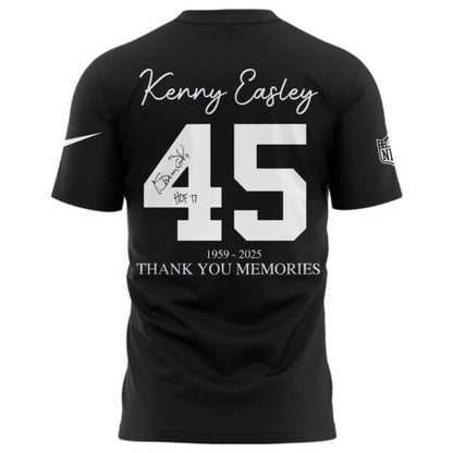 . Kenny Easley 1959 – 2025 Thank For Memories Black T-Shirt Limited Edition