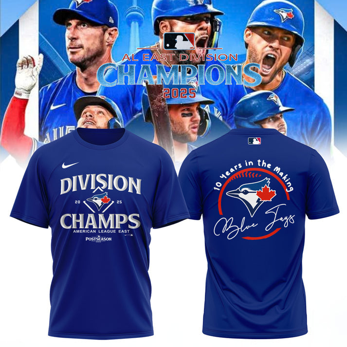 2025 American League East Champion – Toronto Blue Jays T-Shirt