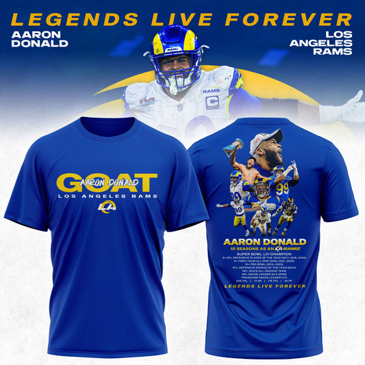 Los Angeles Rams Aaron Donald Retirement Shirt