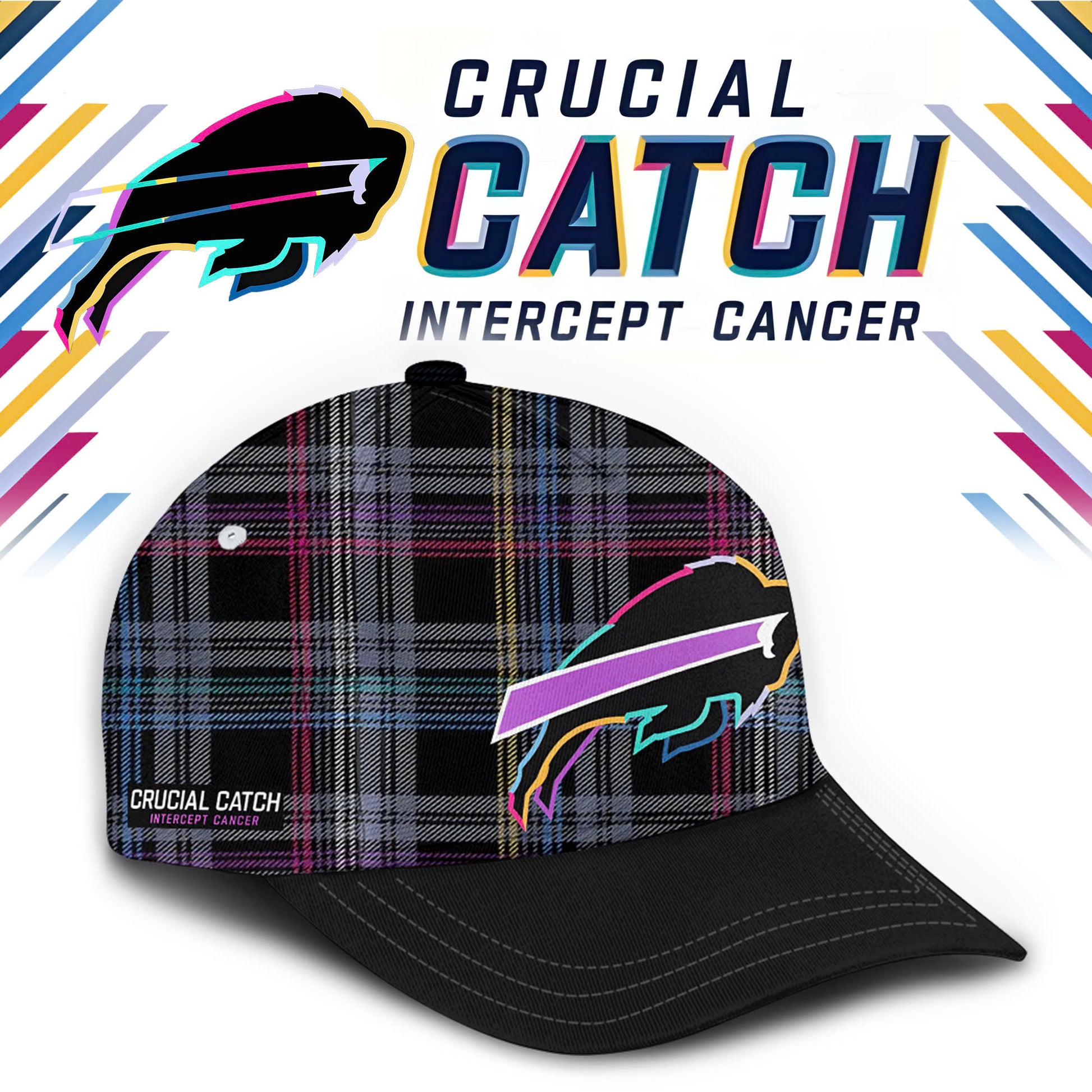 Buffalo Bills 2024 NFL Crucial Catch Combo Hoodie | Cap | Jogger