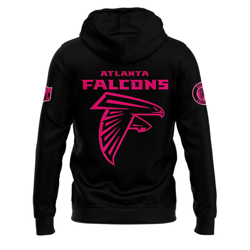 Men's Black Atlanta Falcons 2024 NFL Crucial Catch Club Pullover Hoodie