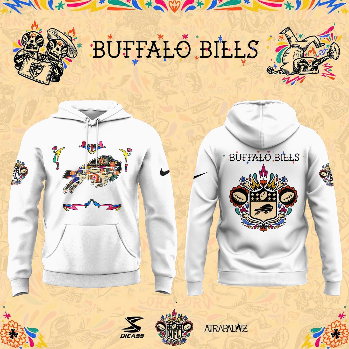 Buffalo Bills Hasta La Muerte Edition Hoodie W