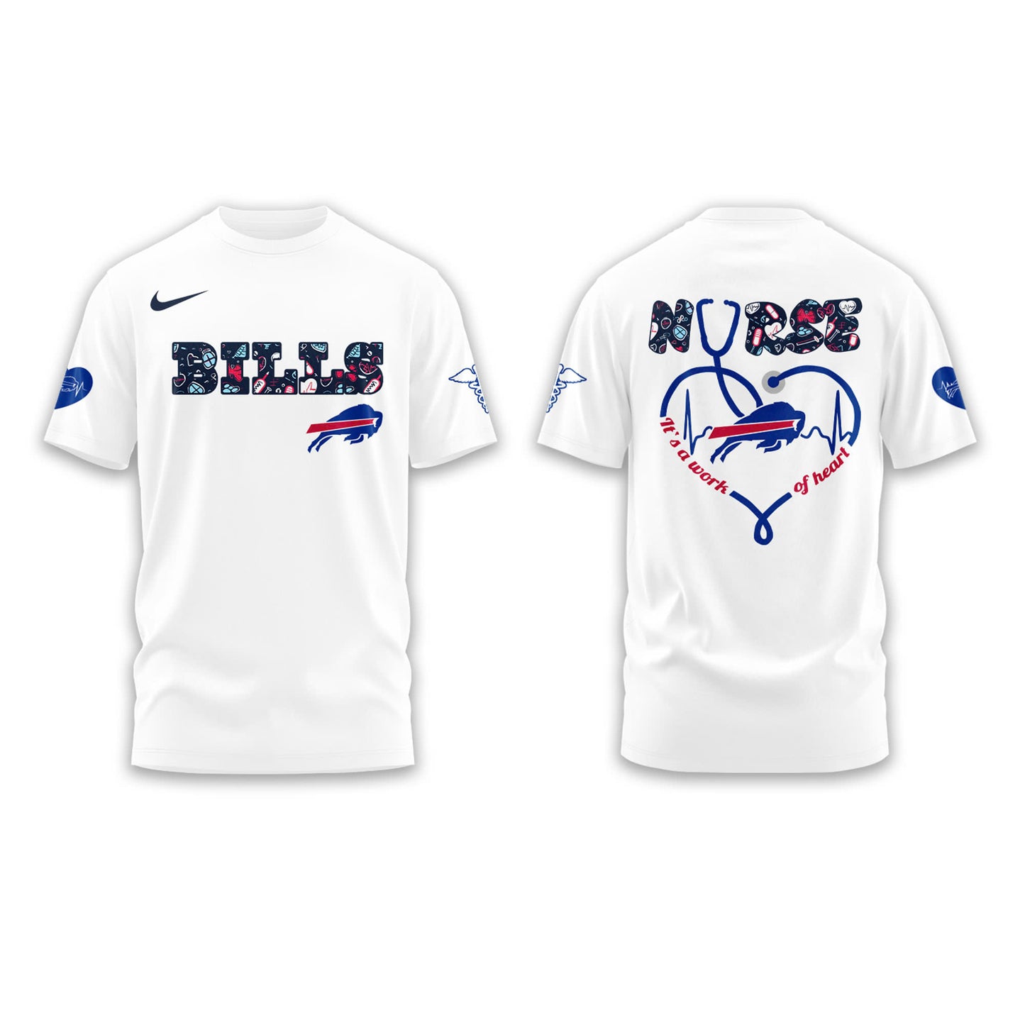 Buffalo Bills NURSES NIGHT Combo Tshirt | Jogger | Cap v2